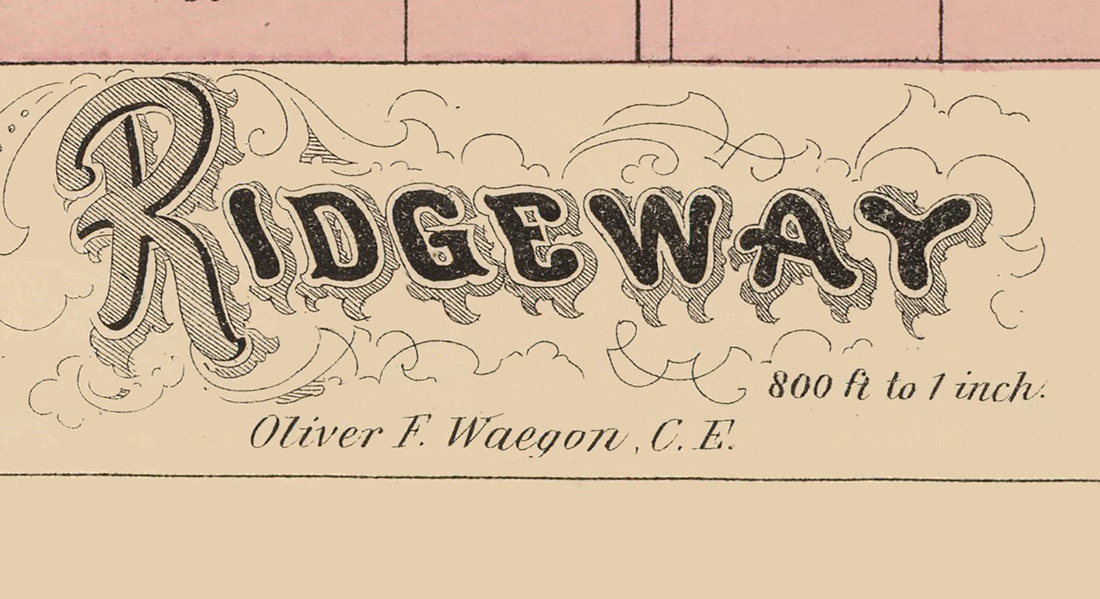 Logan Ridgeway 1875 Town Map of Ridgeway Logan County Ohio - Etsy Canada