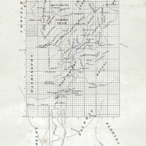 1878 Mapa del condado de Clarke, Alabama