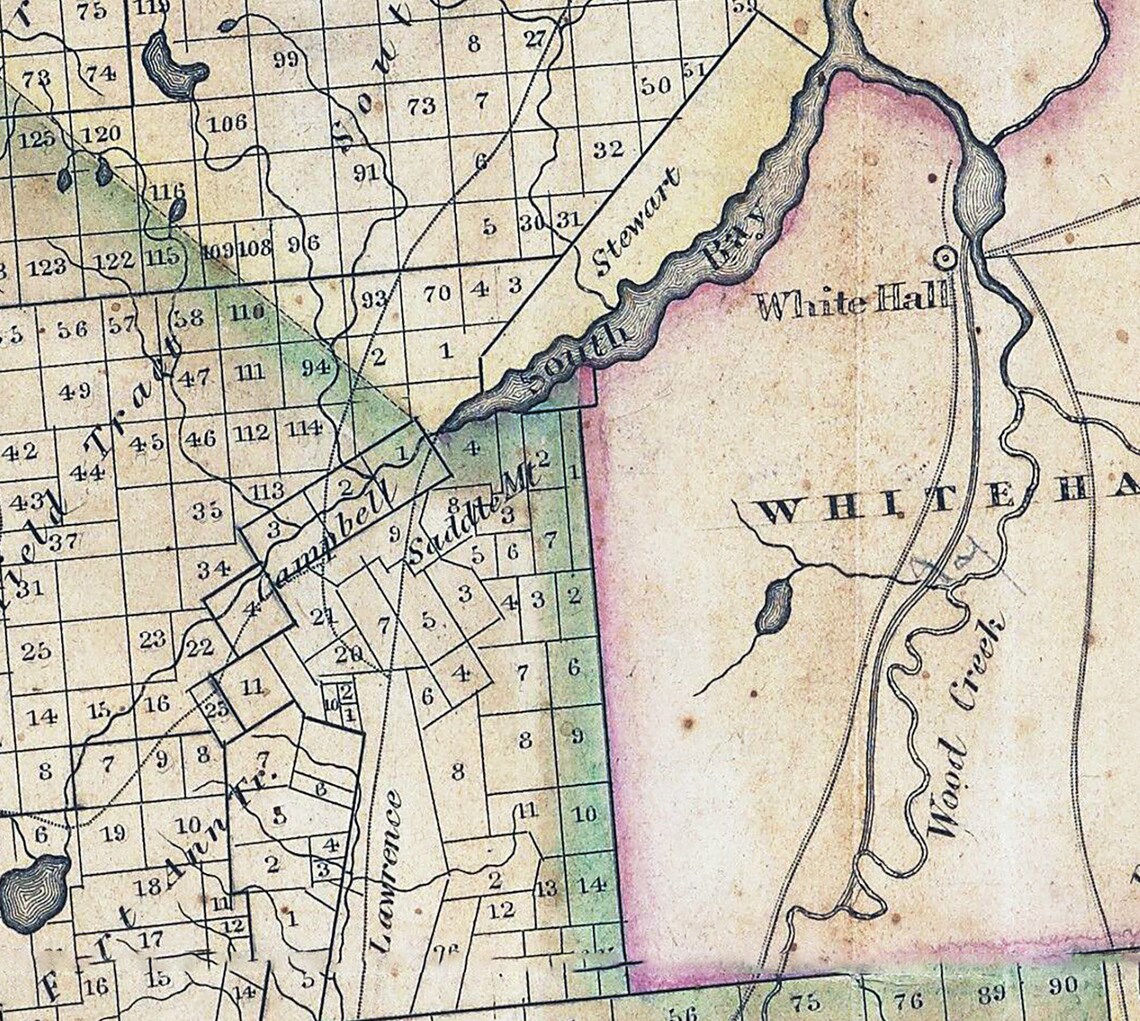 1829 Map of Washington County New York - Etsy