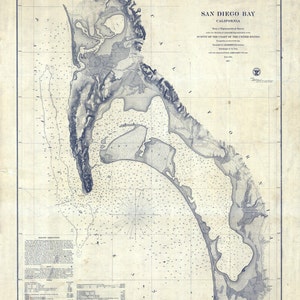 1930 Nautical Map of San Carlos Bay /& Caloosahatchee River Florida
