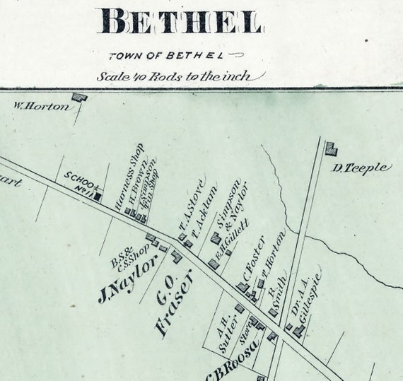 Map Of Bethel Ny Area