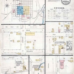 1887 Stadtplan von Ebensburg, Cambria County, Pennsylvania