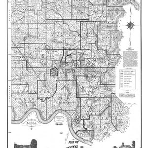 Carte du comté de Madison, Alabama, 1909