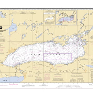 2005 Seekarte vom Ontariosee