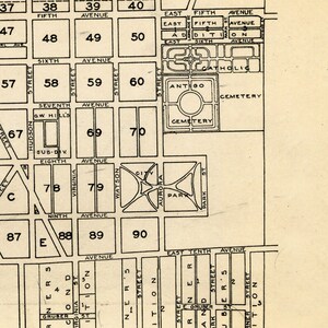 1926 City Map of Antigo Wisconsin - Etsy