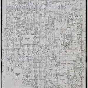 Carte 1897 du comté de Coleman au Texas
