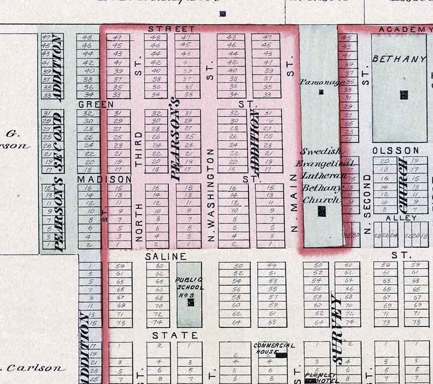 1884 Map of Mcpherson County Kansas Etsy
