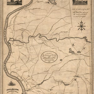 1827 Map of Springfield Massachusetts