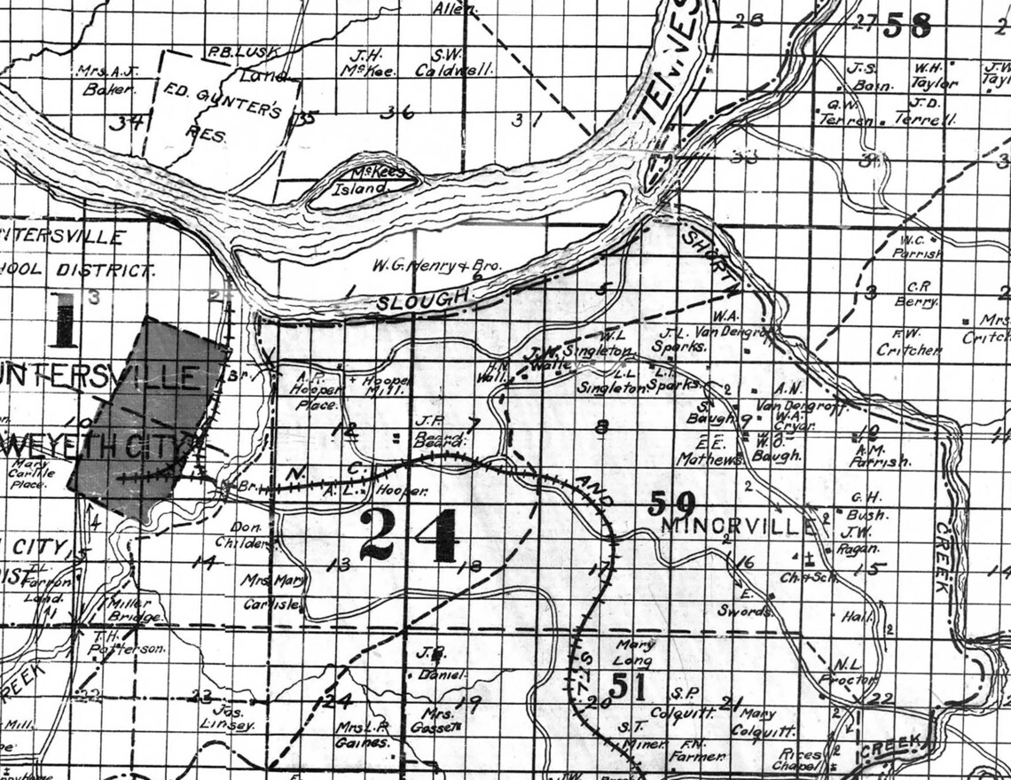 1909 Map of Marshall County Alabama Etsy