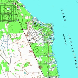 1969 Map of Lake Panasoffkee Florida - Il 300x300.5093422774 Icge 