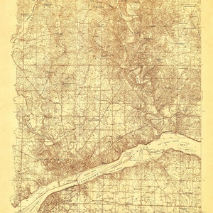 1914 Topo Karte von Muskel-Shoals Alabama Quadrangle Florence