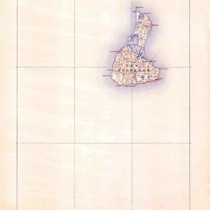 1889 Topo Karte von Block Island Rhode Island Quad