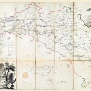 1820 Map of Galicia
