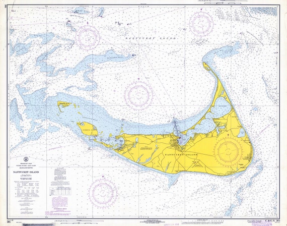 Nantucket Nautical Chart