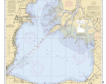 2011 Nautical Map of Lake Saint Clair