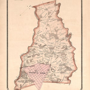 1875 Map of Upper Providence Township Delaware County Pennsylvania
