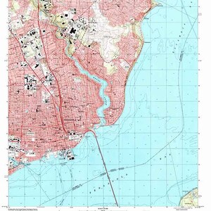 1994 Topo Karte von Pensacola Florida Quadrangle