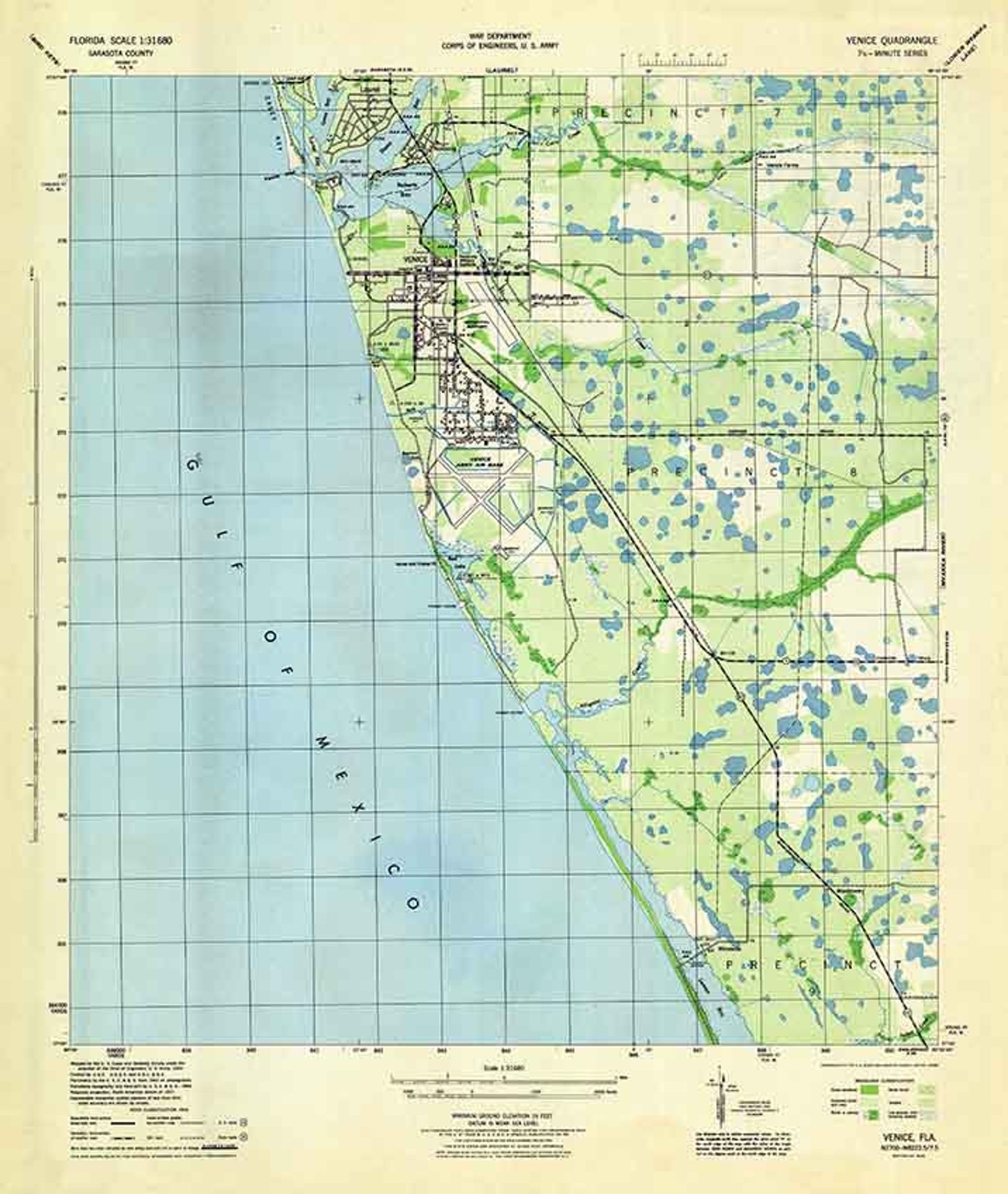 1944 Topo Map of Venice Florida - Il 1588xN.1653353420 5qkh