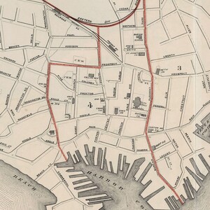 1891 Map of Gloucester Massachusetts - Etsy
