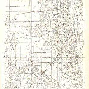 1937 Topo Map of Elkton Quad Florida - St. Johns County