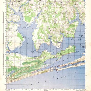 1944 Topo Map of Miflin Alabama Quadrangle