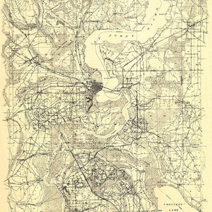Topo-kaart uit 1912 van Palatka Florida Quadrangle