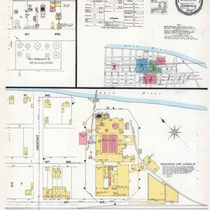 Stadsplattegrond uit 1898 van Coraopolis Allegheny County, Pennsylvania