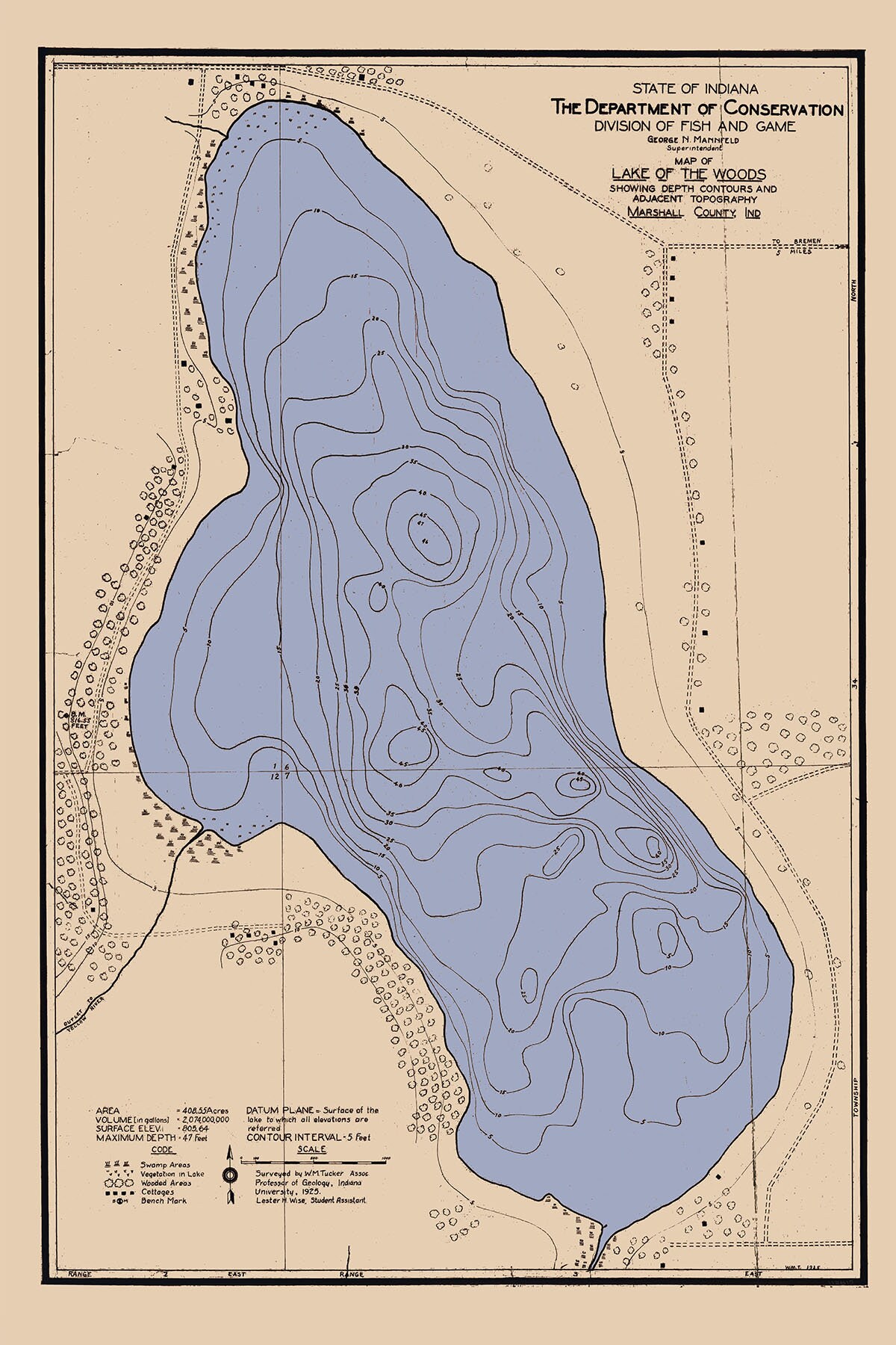 Antique Milburn, Oklahoma 1967 US Geological Survey Topographic Map Marshall, Johnston County