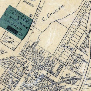 1872 Town Map of Dushore Sullivan County Pennsylvania - Etsy