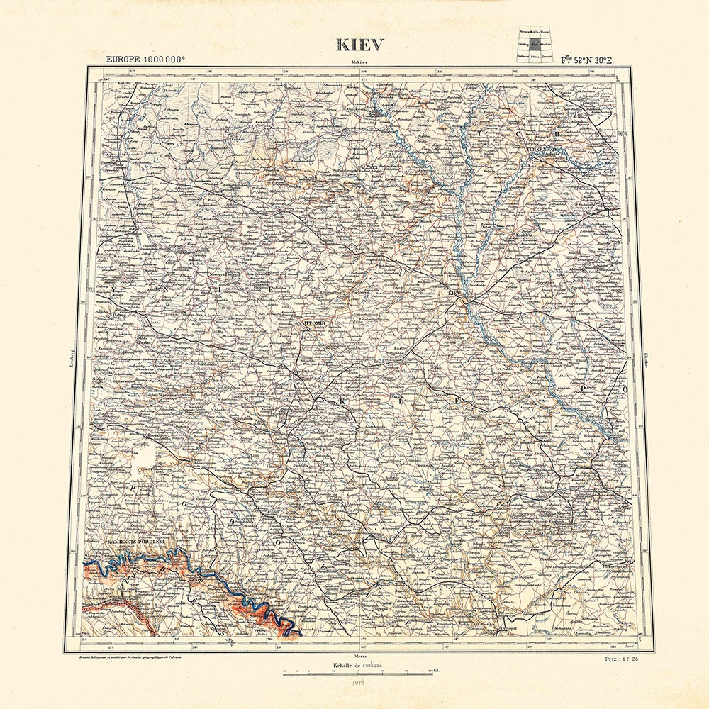 キーウ地図 543774 剱岳（つるぎだけ Tsurugidake）, 地形図 Map by Pacific