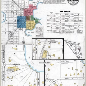 1919 Stadtplan von Winter Park Orange County Florida
