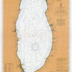 1905 Seekarte Südende des Lake Griffin