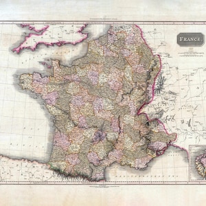 Carte de France de 1813