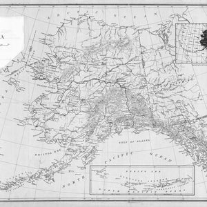 1918 Map of Alaska