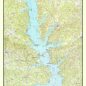 1986 Map of Toledo Bend Reservoir - Il 300x300.6082377803 216a
