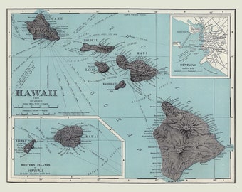 1903 Map of Hawaii