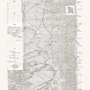 Carte du comté d'Albany, Wyoming, 1890