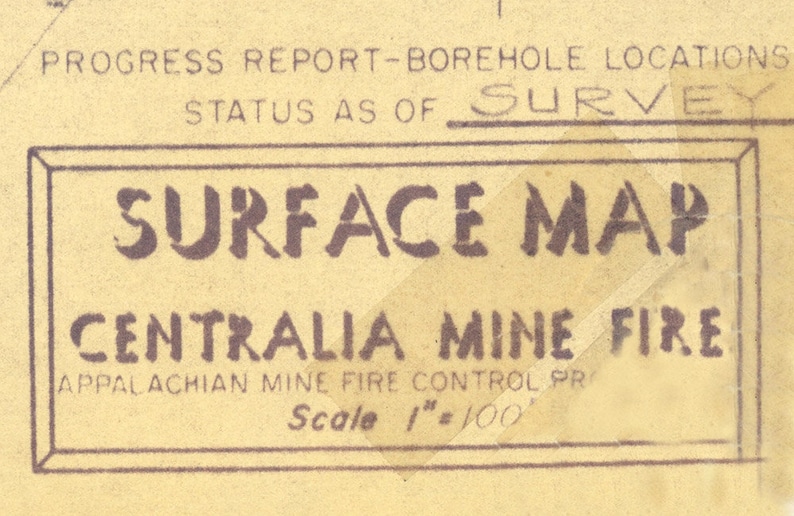 Centralia Mine Fire Map