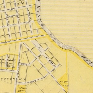 Decatur Indiana Mpa 1876 Town Map of Decatur Adams County Indiana - Etsy