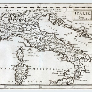 1681 Map of Italy