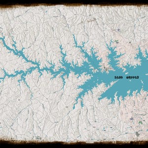 2025年サウスカロライナ州マレー湖の地図