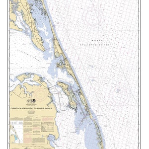 2007 Mapa náutico de Currituck Beach Light hasta Wimble Shoals