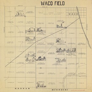 Waco Mining Map Kansas & Missouri
