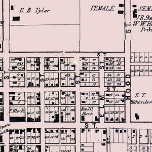 1857 Town Map of Ravenna Portage County Ohio Etsy