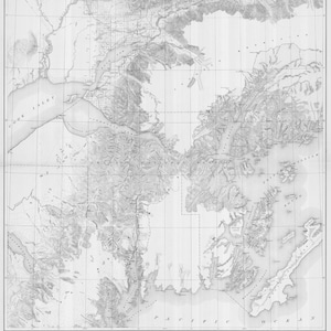 Carte de 1924 de l'Alaska Railroad de Seward au gisement de charbon de Matanuska