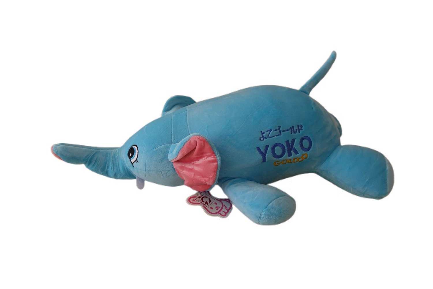 plush blue elephant