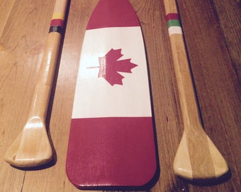 Oars // Hand Painted Canoe Paddle // Canoe Oar // Home 