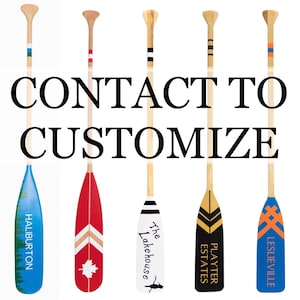 Custom Oars // Hand Painted Canoe Paddle // Canoe Oar // Home Decor // Personalized // Wedding / Painted Paddle / Birthday Gift / Decorative image 7