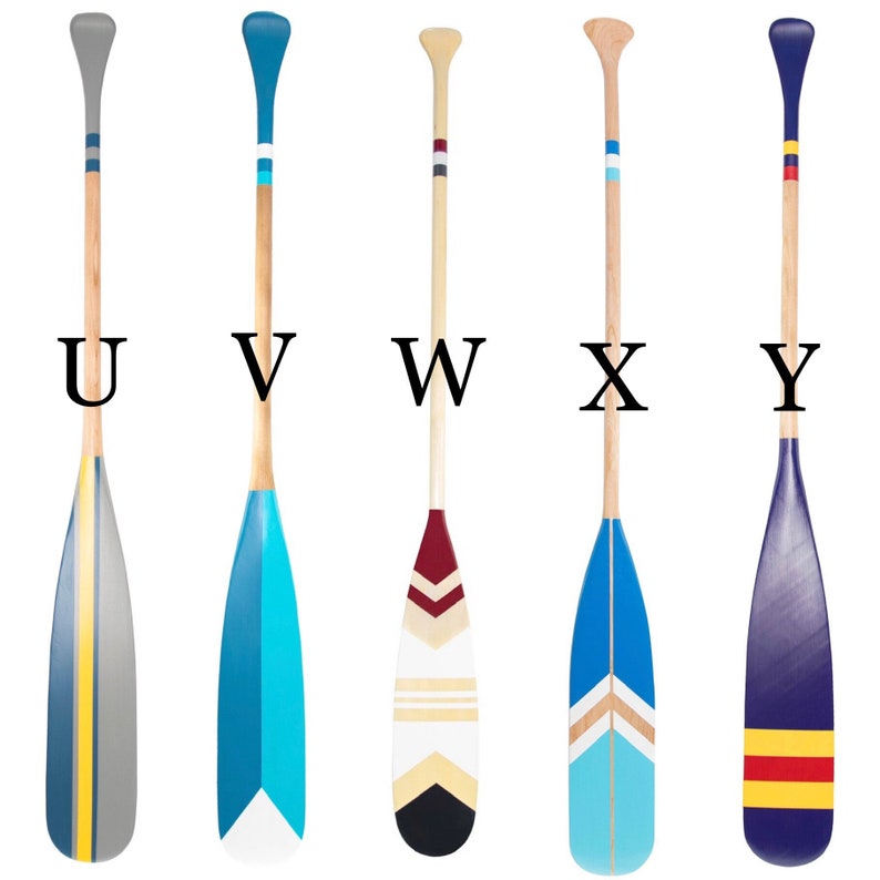 Custom Oars // Hand Painted Canoe Paddle // Canoe Oar // Home Decor // Personalized // Wedding / Painted Paddle / Birthday Gift / Decorative image 5