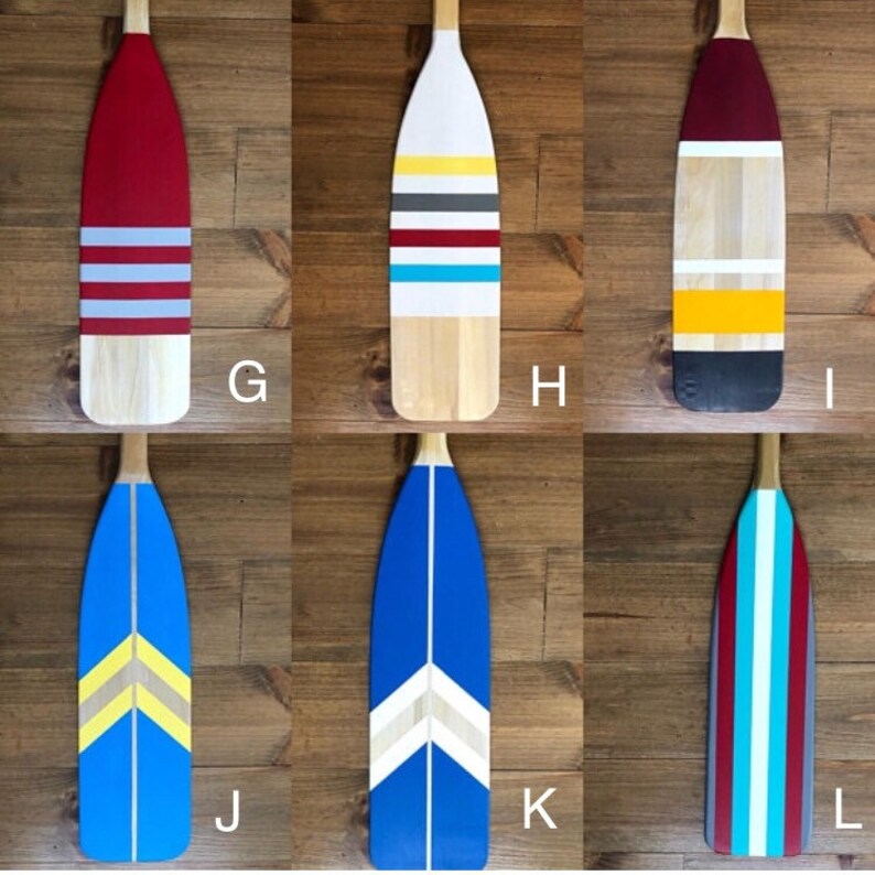 Custom Oars // Hand Painted Canoe Paddle // Canoe Oar // Home Etsy